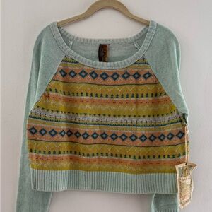 Aratta Vibrant Colorful Knit Sweater